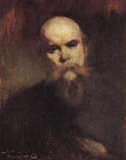 Eugene Carriere Portrait of Paul Verlaine oil on canvas